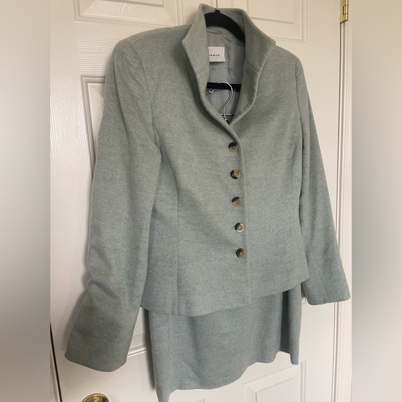 AKRIS vintage skirt suit size 10 - Picture 2 of 15